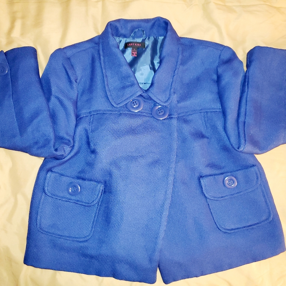 Royal blue jacket